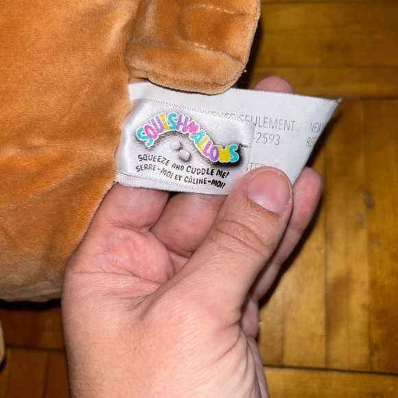 Squishmallows | “Bruce” the walrus Cute big Brown Plush Pillow - Picture 7 of 8